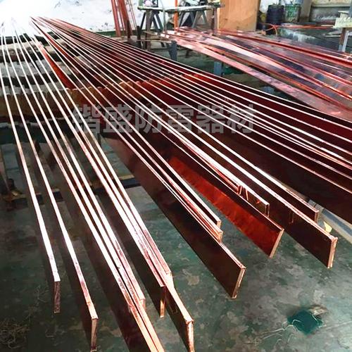 锴盛铜包钢扁钢厂家 大量库存现货供应 505镀铜扁钢 404铜覆扁钢量大